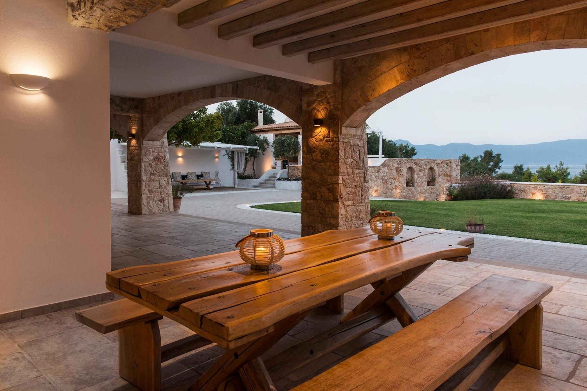 Amelia Villa Collection Arkítsa Exterior foto