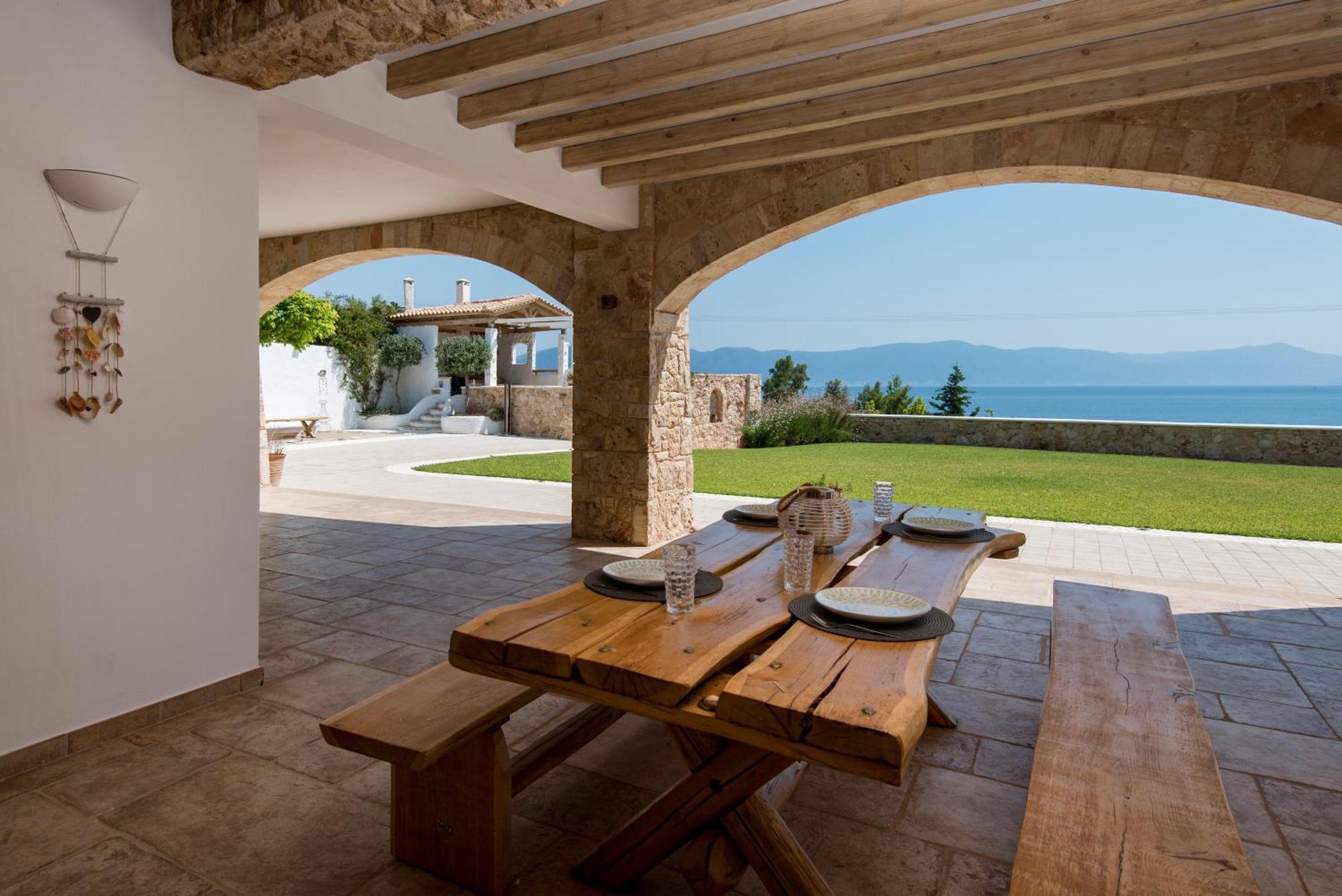 Amelia Villa Collection Arkítsa Exterior foto